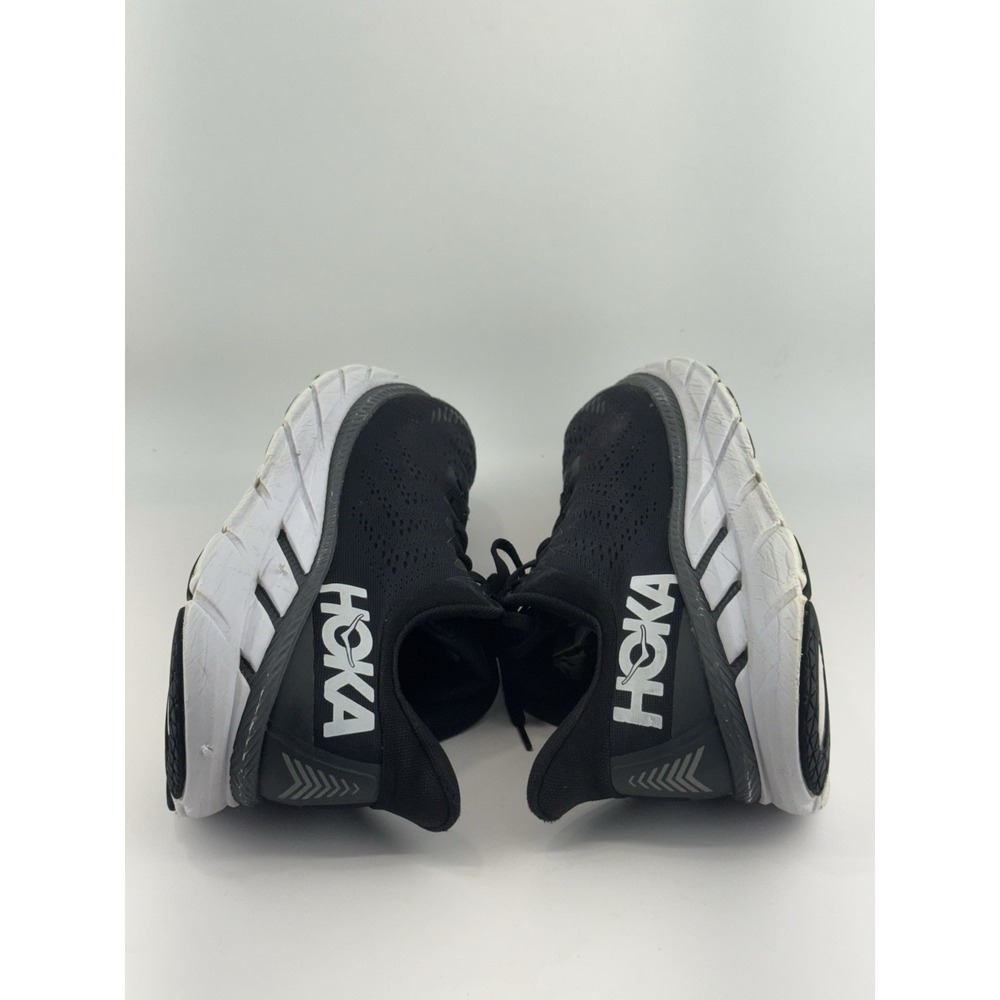 Hoka One One Clifton 7 Black/White Running Shoes Men's Size 11 2E 1110534BWHT - Picture 5 of 9